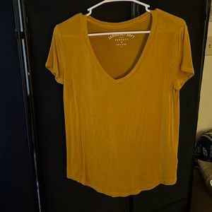 Small mustard yellow tee